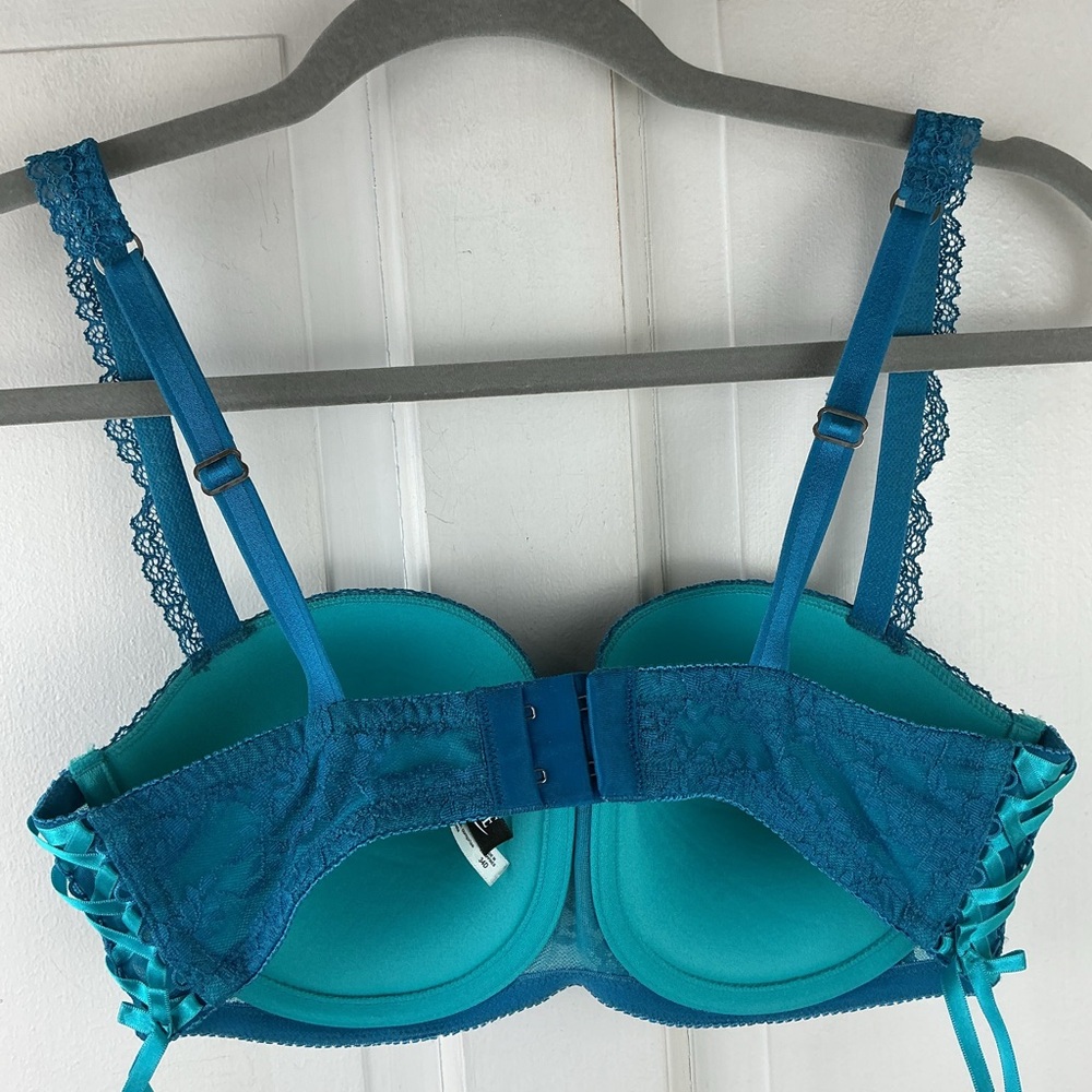 Adore Me Teal Bra - Picture 3 of 7